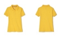 French Toast Little Girls Short Sleeve Stretch Pique Polo Shirt